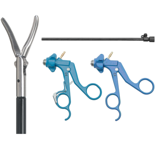 Medical MIM Laparoscopic Chuck Components and Surgical Forceps Assembly