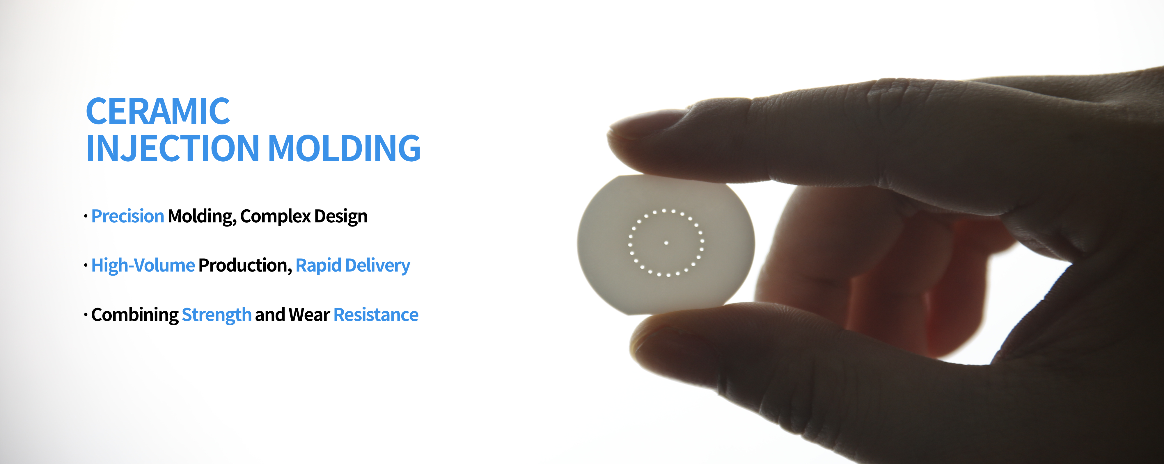 Precision Micro Ceramic Injection Molding Ornaments and Watch Bezels