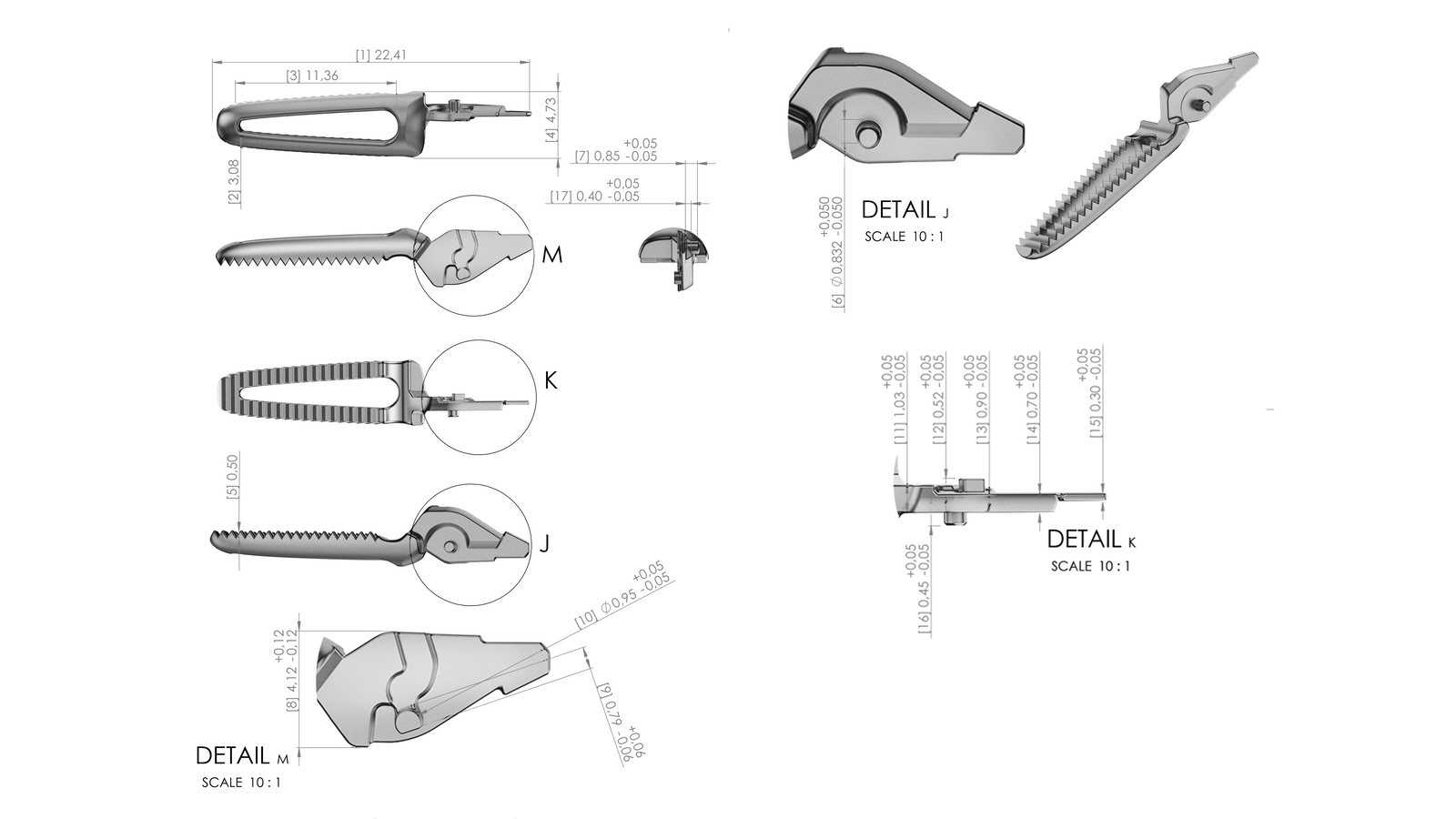 MIM Molded Precision Components and Engineering Realization